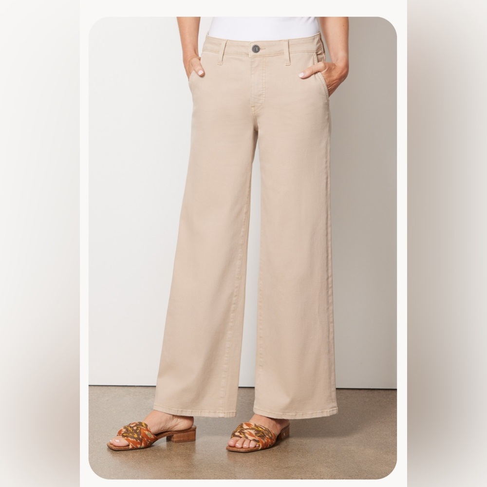 Kut from the Kloth Wide Leg Pants, Cream